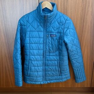 Patagonia Kids Teal Puffer Jacket